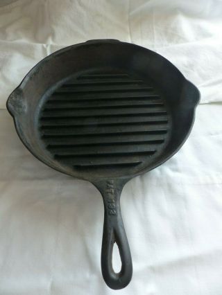 Rare Vintage 11 " Axford Cast Iron Broiler Grill Pan (pat.  193)