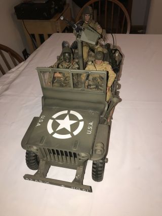 1/6 Wwii Us Willys Jeep Dragon Ultimate Soldier Bbi Gi Joe 21st Century Full Top