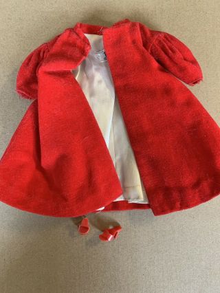 Vintage Barbie Red Flare Jacket And Japan Red Heels