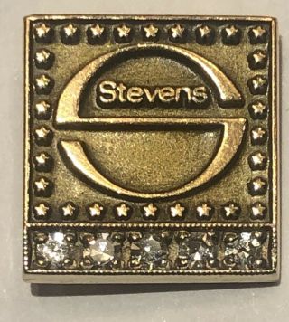 Stevens Company 10k Gold 1.  8 Grams With 5 Diamonds Service Award Pin,  Rare