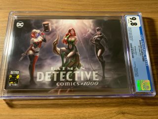 Dc Batman Detective Comics 1000 Cgc 9.  8 Rare Variant Cover Krs Louw Cover