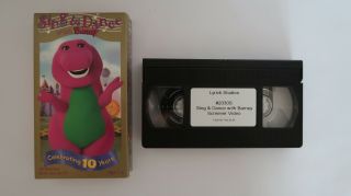 Rare Sing and Dance With Barney Screener Demo VHS (1999) - 3