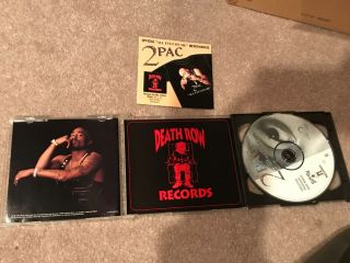 2pac Rare All Eyez On Me Cd Death Row Records Tupac Shakur Vintage Rap Hip Hop