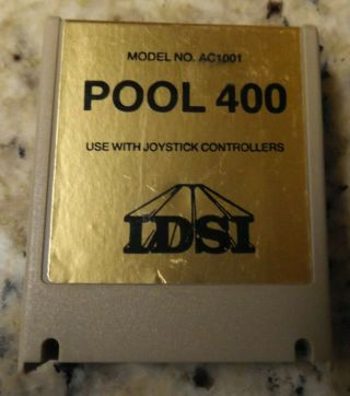 Rare Atari 400/800 Computer Idsi Software Pool 400 -