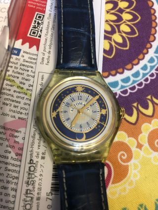 Swatch Automatic Planet,  Sun,  Moon And Star Rare Watch