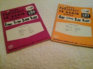Vintage Sams Photofact Cb Radio Series - Cb - 156 & Cb - 157 December 1977