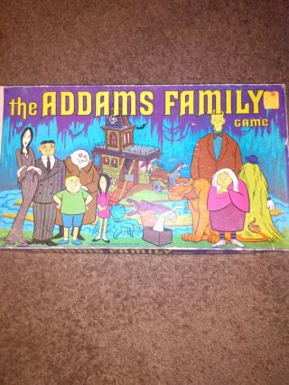 Rare Vintage 1973 Addams Family Board Game By Milton Bradley