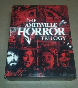 The Amityville Horror Trilogy Scream Factory Blu - Ray Rare Oop