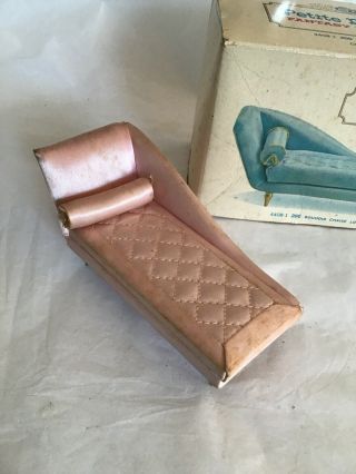 Vintage Ideal Petite Princess Fantasy Furniture Boudoir Chaise Longue Pink 2