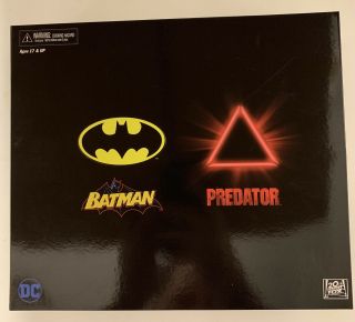 Neca Batman Vs Predator,  Sdcc 2019 Exclusive,  2 Pack Combo.