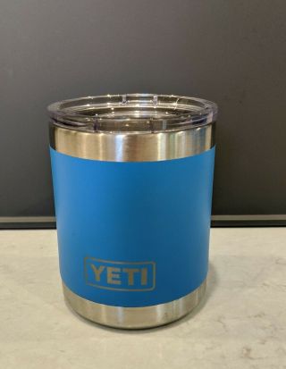 Yeti Coolers Tahoe Blue 10 Oz Lowball Rambler Rare And Discontinued