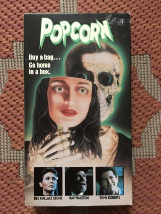 Popcorn Rare Oop 1991 Rca Columbia Vhs Horror Comedy Campy Cult Movie Htf