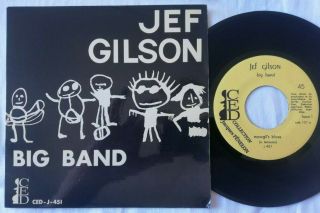 Jef Gilson Big Band Rare French Ep Bernard Vitet / Yvan Jullien Ced - J - 451