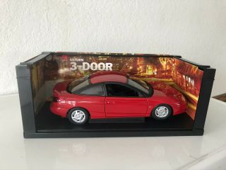 Rare Official Licensed Saturn Sc2 3 Door Coupe Red 1:18 Gate Way Diecast