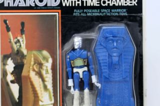 Vintage Mego Micronauts Pharoid With Blue Time Chamber Moc