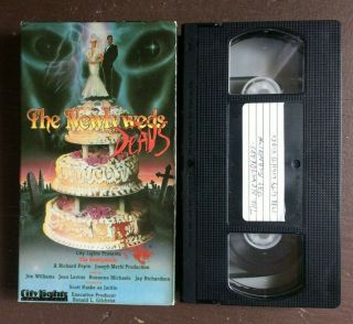 The Newlydeads Oop Vhs Tape Horror Rare City Lights Jim Williams Jean Levine