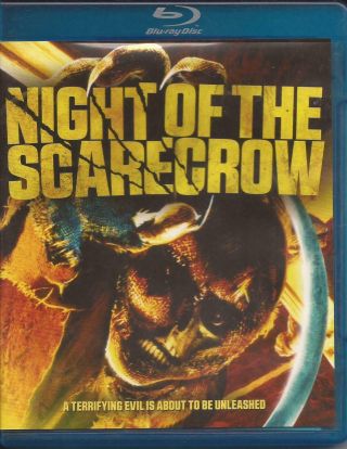 Night Of The Scarecrow Blu - Ray Rare Oop Olive Films Horror Region A 1995/2013