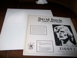 Bowie,  David:my Radio Sweetheart,  Rare,  Top Lp M - /m -