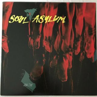 Soul Asylum Hang Time Lp Vinyl Record 1988 A&m Records - Vintage And Rare