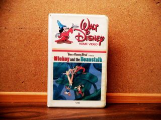 Fun And Fancy,  Mickey And The Bean Stock (vhs 96vs 1982),  Rare