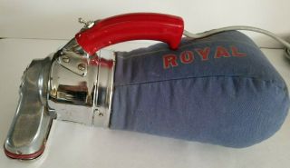 Vintage Royal Prince 501 Hand Vac Handheld Vacuum Rare Red Handle