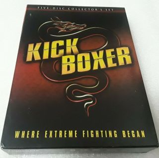 Kickboxer Collectors Set Dvd,  5 Five Disc Set Collectors Series 1 - 5 Rare
