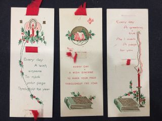 6 Antique Bookmarks Holiday 2