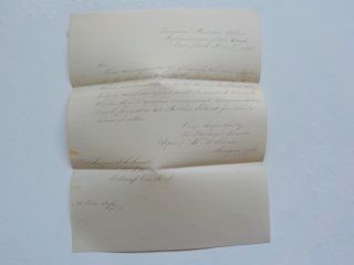 Civil War Letter 1863 Bedloe 