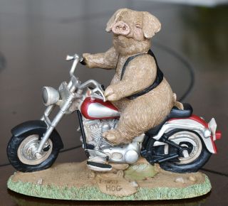 Rare Limited Edition 1 Of Only 27 Tim Wolfe " Road Hog " Sculpture