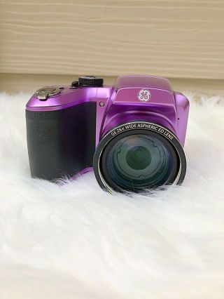 Ge Power Pro Series X2600 16.  1mp Digital Camera 26x Optic Zoom Purple Rare