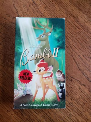 Rare Disney Bambi 2 Ii Vhs 2006 Animated