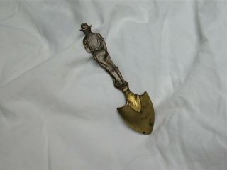 Antique Mining Copper Silver Gold Miner Bronze Shovel Spoon Vintage Souvenir 2