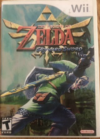 The Legend Of Zelda Skyward Sword (nintendo Wii) Rare Art Work