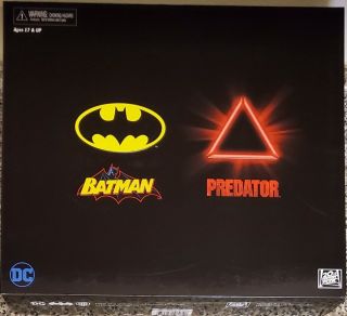 Neca Batman Vs Predator,  Sdcc 2019 Exclusive,  2 Pack Combo