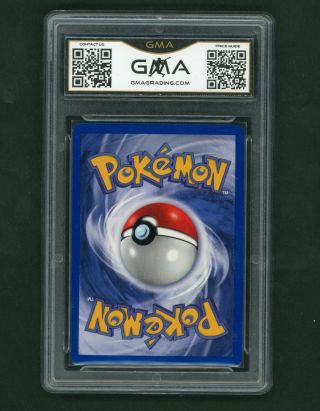 1999 Pokemon Base 1st Edition Shadowless Machamp Holo Rare GMA 10 Gem 8/102 2