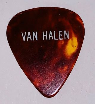 Eddie Van Halen - First Tour Guitar Pick From Nyc Rare