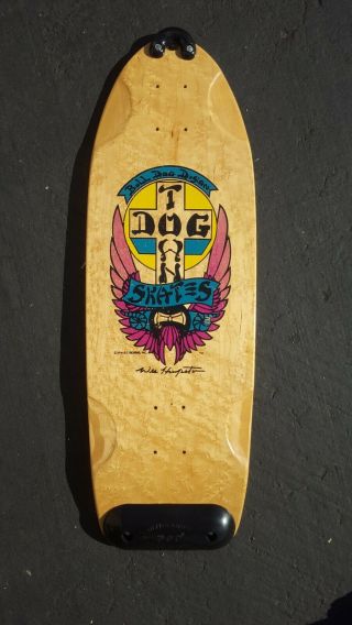 Vintage 1978 Dogtown Bulldog Wes Humpston Rare Skateboard Deck