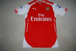 Rare Kieran Gibbs Arsenal Non Actv Player Issue Home Shirt Small 14/15 Puma