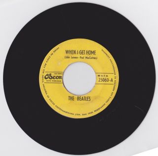 Costa Rica - The Beatles - When I Get Home / And I Love Her 45 Very Rare