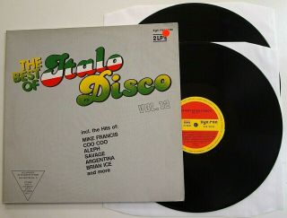 The Best Of Italo Disco Volume 12 Lp Ex 1988 Compilation Double Vinyl Album Rare