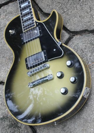Rare 1978 Vintage Gibson Les Paul Custom Silverburst Minty Silver Burst 1970 