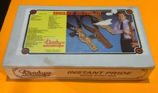 Vintage Tandy 4416 Leather Shoulder Holster Kit Rare Open Box