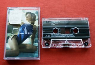 Kylie Minogue - Rare Uk Cassette Tape - Light Years - Stickered Case