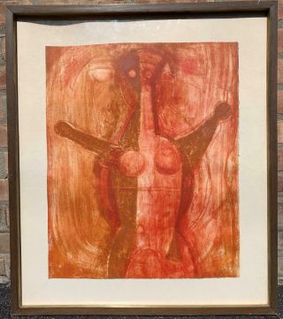 Rufino Tamayo Lithograph Pencil Signed 1964 Edition Of 20 Rare Listed