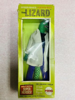 1974 Mego The Lizard 8” Action Figure All Mego - Spider - Man Arch Enemy