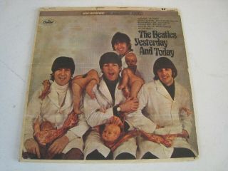The Beatles Yesterday & Today Butcher Cover With Record Stereo St2553 Rare