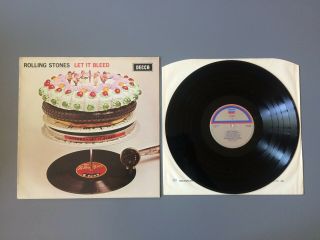 The Rolling Stones " Let It Bleed " Rare 1980 