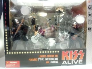 Mcfarlane Kiss Alive Stage Figures Deluxe Boxed Set Limited Edition Stage