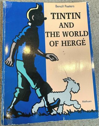 TINTIN & THE WORLD OF HERGE Methuen 1989 1st Edition Paperback Rare book EO 2