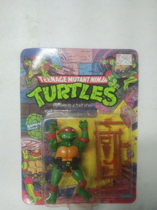 Tmnt 1988 10 Back Raphael Moc Unpunched Vinage Ninja Turtles